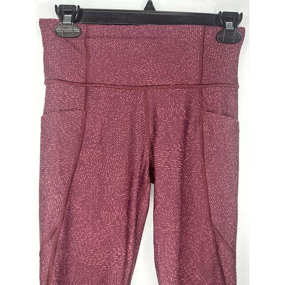 Athleta Pants - Athleta Salutation Stash Pocket Tight Leggings Women's Size XS Purple Athleisure